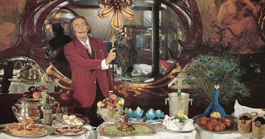 Presentación del libro de recetas “Les Diners de Gala” de Salvador Dalí, 1973